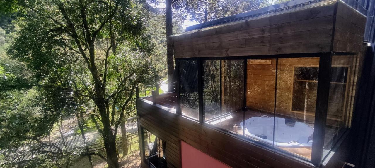 Chales Estancia Cachoeira Do Avencal أوروبيسي المظهر الخارجي الصورة